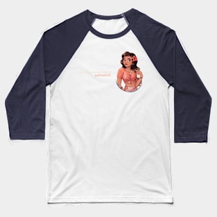 Hawaiian with Boba Tea Baseball T-Shirt